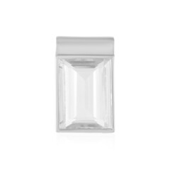Colgante en plata con Cuarzo blanco