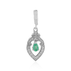 Colgante en plata con Esmeralda de Etiopía