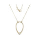 Collar en plata con Zircón (Adela Silber)