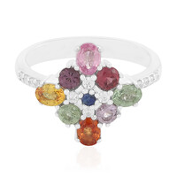Anillo en plata con Zafiro