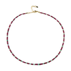 Collar en plata con Rubí de Madagascar