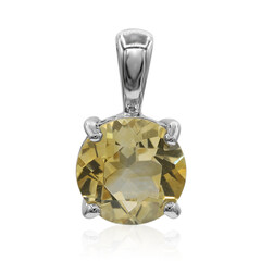 Colgante en plata con Citrino