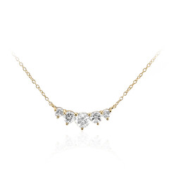 Collar en plata con Topacio blanco