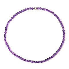 Collar en plata con Amatista de Siberia