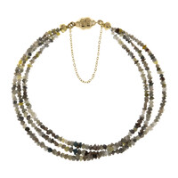 Brazalete en oro con Diamante fantasía (CUSTODANA)