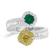 Anillo en oro con Esmeralda de Colombia (CIRARI)