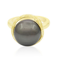 Anillo en plata con Perla cultivada de Tahití (TPC)