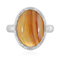 Anillo en plata con Ágata