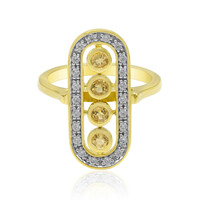 Anillo en plata con Citrino