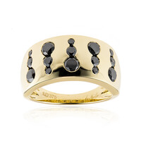 Anillo en oro con Diamante negro (de Melo)