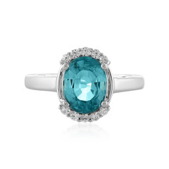 Anillo en plata con Zircón de Ratanak Kirí
