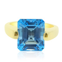 Anillo en oro con Topacio de Marambaia (de Melo)