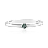 Anillo en oro con Diamante azul I3