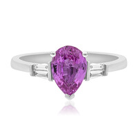 Anillo en oro con Zafiro rosado (CIRARI)