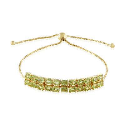 Brazalete en plata con Peridoto