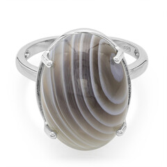 Anillo en plata con Ágata de Botsuana