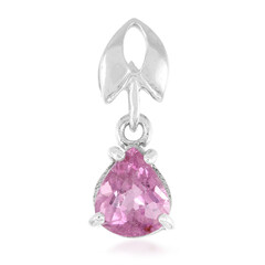 Colgante en plata con Turmalina cuprífera rosa