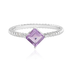 Anillo en plata con Amatista
