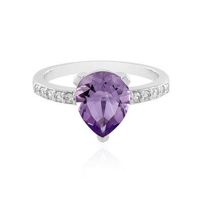 Anillo en plata con Amatista Rosa de Francia