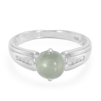 Anillo de hombre en plata con Aguamarina