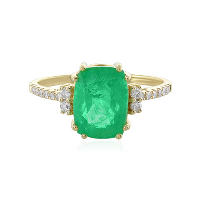 Anillo en oro con Esmeralda de Etiopía (AMAYANI)