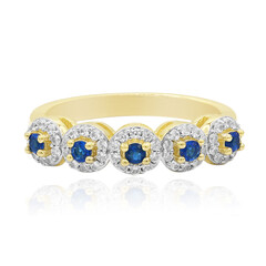 Anillo en oro con Hauyna