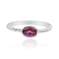 Anillo en plata con Rodolita