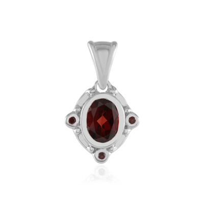Colgante en plata con Granate de Mozambique