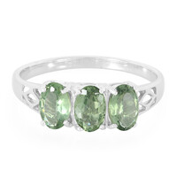 Anillo en plata con Apatita de Rusia
