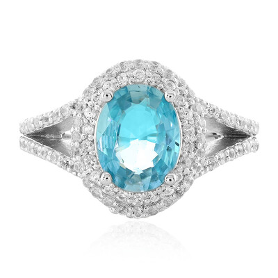 Anillo en plata con Zircón de Ratanak Kirí