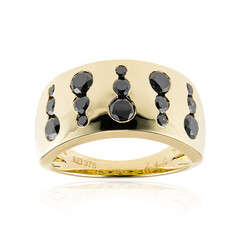 Anillo en oro con Diamante negro (de Melo)