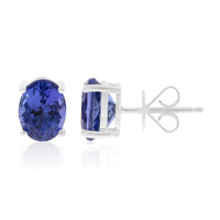 Pendientes en oro con Tanzanita AAA (CIRARI)