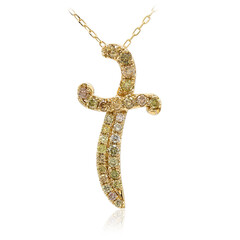 Collar en oro con Diamante fancy SI2 (CIRARI)