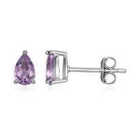 Pendientes en plata con Amatista