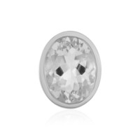 Colgante en plata con Cuarzo blanco