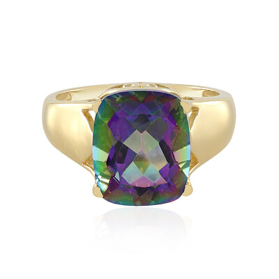 Anillo en plata con Cuarzo místico