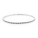 Brazalete en plata con Espinela negra