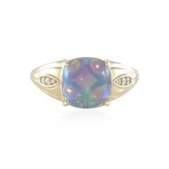 Anillo en oro con Ópalo Welo AAA (de Melo)