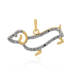 Colgante en plata con Diamante I2 (I)