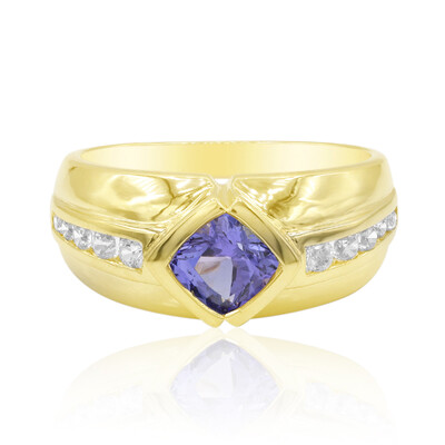 Anillo en oro con Tanzanita (de Melo)