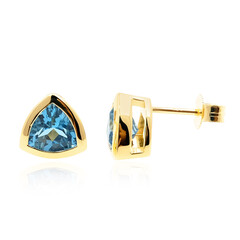 Pendientes en plata con Topacio de Marambaia