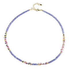 Collar en plata con Tanzanita (Riya)