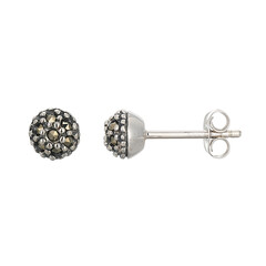 Pendientes en plata con Marcasita