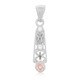 Colgante en plata con Zafiro Padparadscha