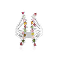 Anillo en plata con Turmalina