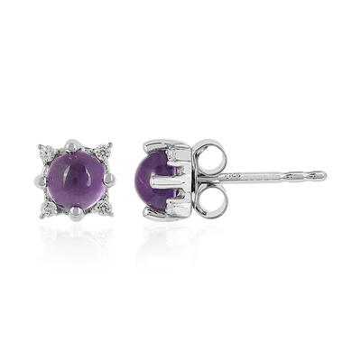 Pendientes en plata con Amatista