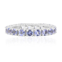 Anillo en plata con Tanzanita
