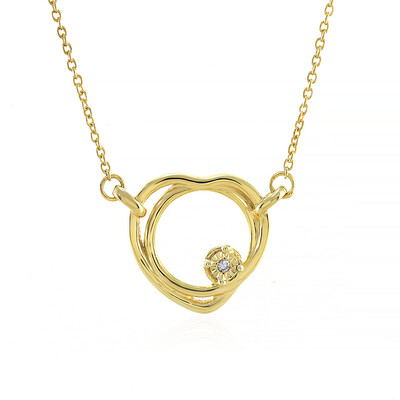 Collar en plata con Diamante I4 (J)
