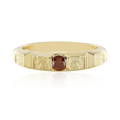 Anillo en oro con Diamante rojo I2 (de Melo)