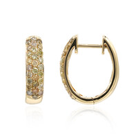 Pendientes en oro con Diamante fancy SI2 (CIRARI)
